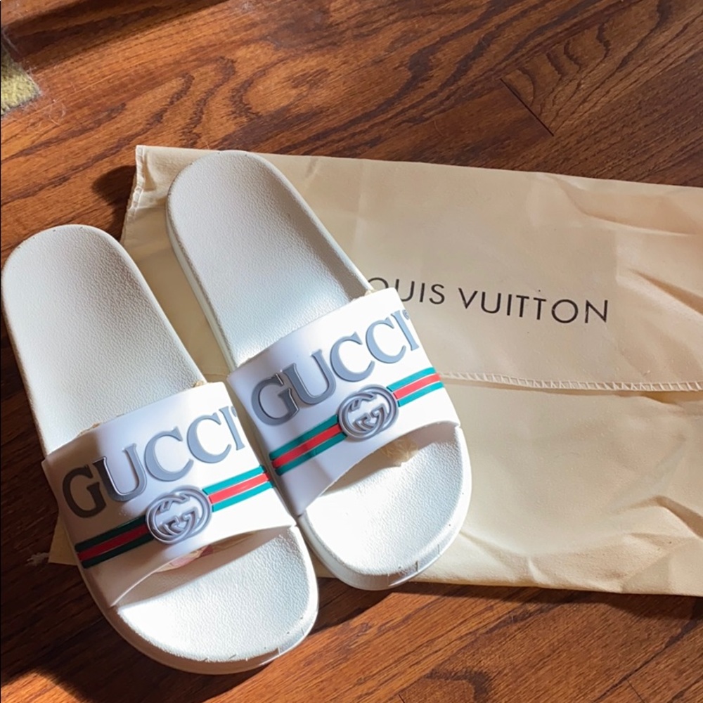 White Slides. Unisex style